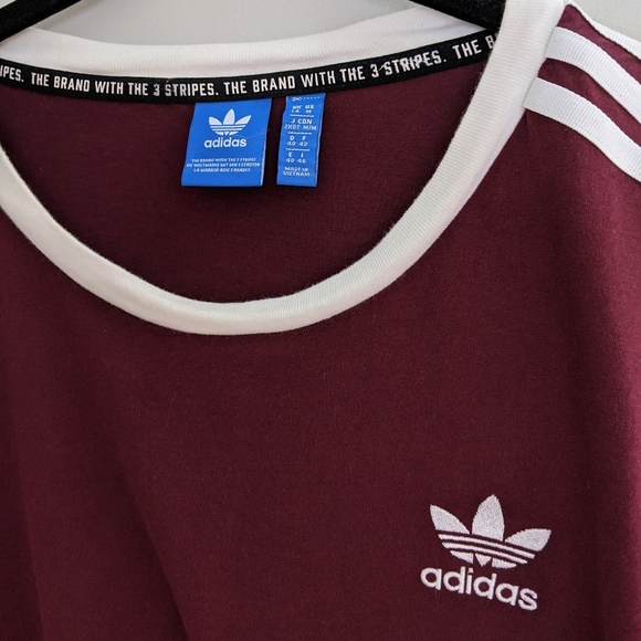 🌸3 For $25🌸Adidas Originals Three Stripe Tee - Picture 5 of 9